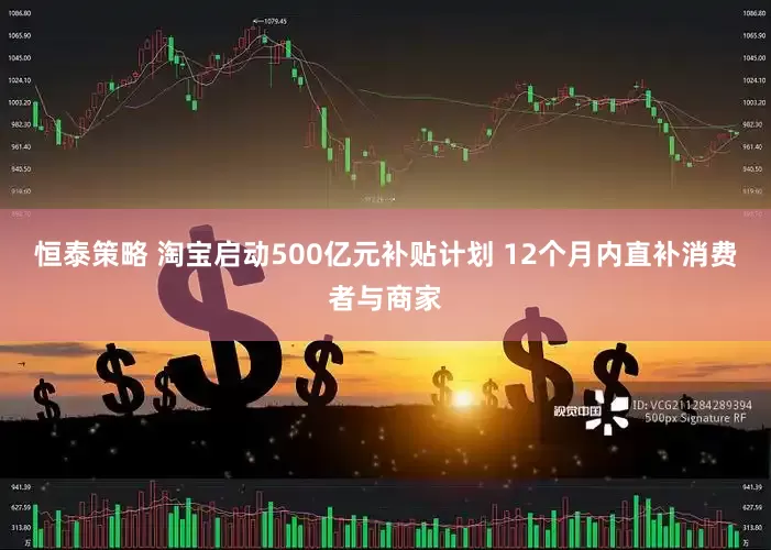 恒泰策略 淘宝启动500亿元补贴计划 12个月内直补消费者与商家
