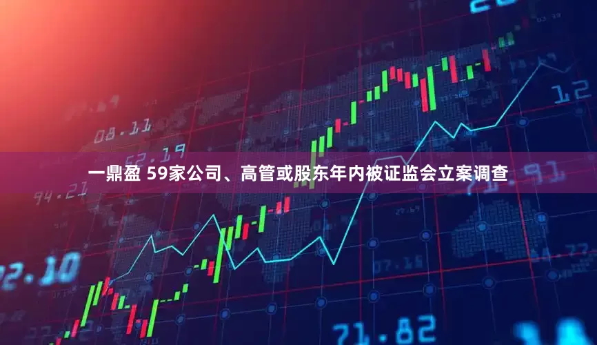 一鼎盈 59家公司、高管或股东年内被证监会立案调查